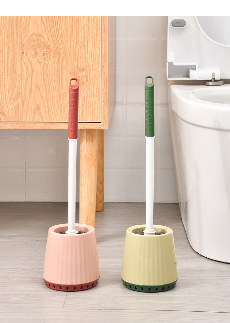 8257壁挂清洁刷套装马桶刷无死角挂墙式家用卫生间免打孔厕所刷子批发详情11