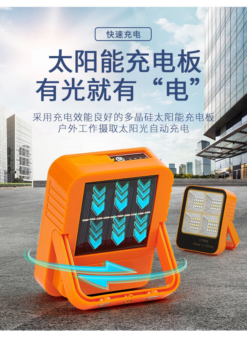 Solar charging lights, LED household power outage emergency lights, night market lights, camping lighting lights are selling well on Amazon for wholesale pic 6