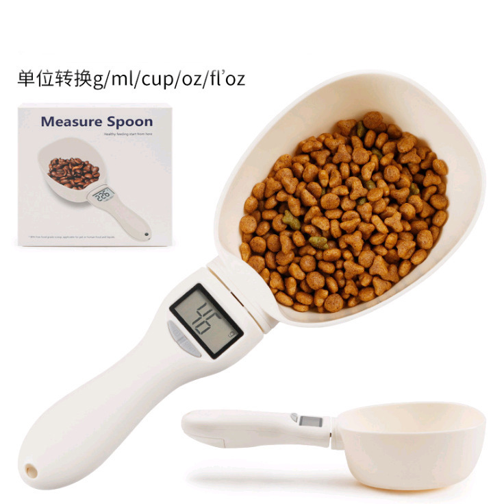 Pet supplies cat food pesaje electrónico dog food measuring cuchara de alta precisión pet dog food measuring cuchara pic 1
