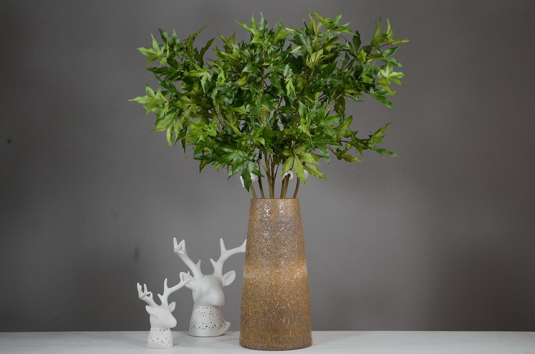 Factory wholesale of artificial flowers, direct sales from the manufacturer, wholesale of artificial green plants, home decoration flowers, red artificial leaves, artificial maple leaves pic 36