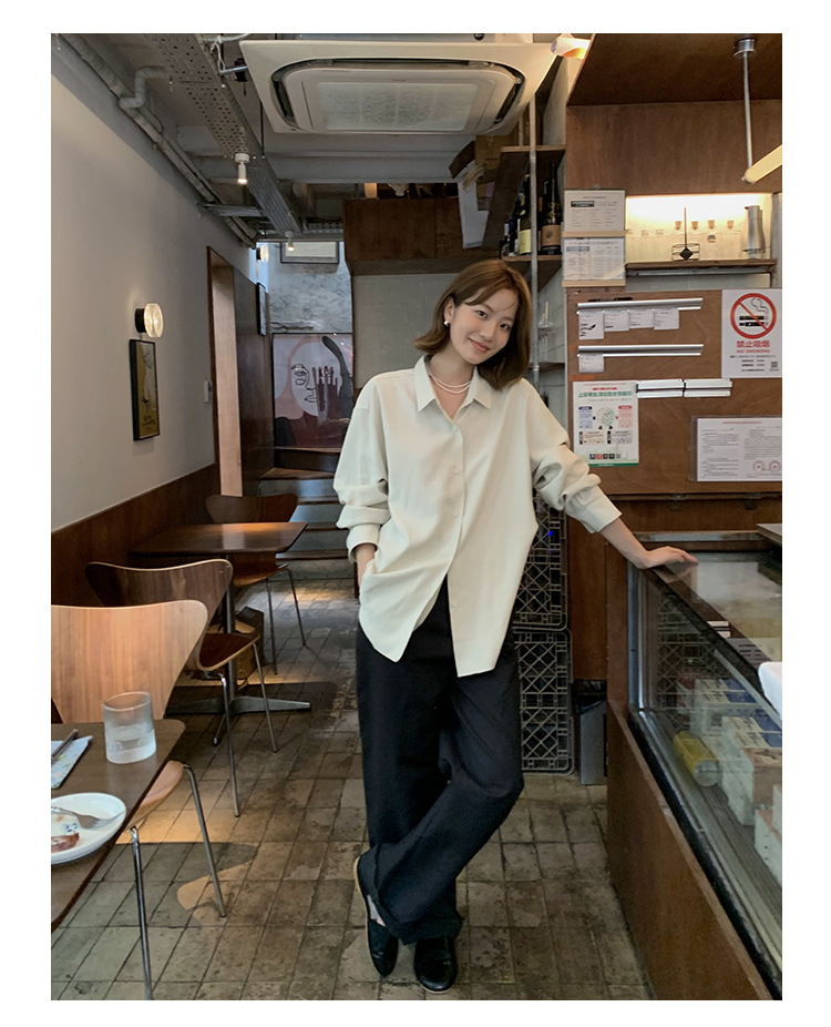 CLEAN simple and high-quality inner layer shirt for women 2024 Thirteen Factories Winter New skin-friendly and Comfortable Shirt 52288 pic 16