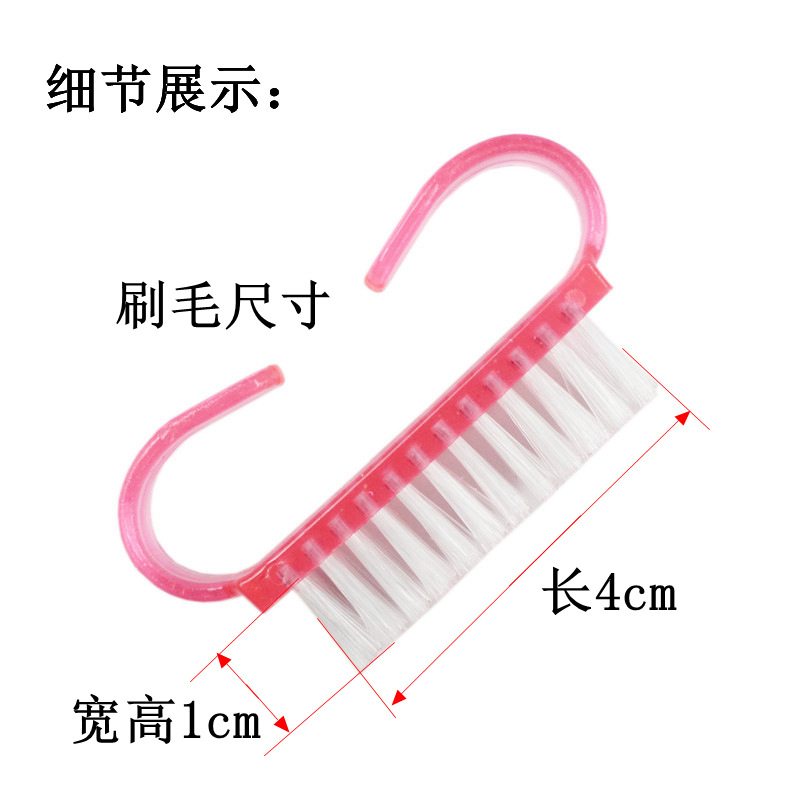 Nail art dust removal tools and supplies: cleaning brushes, nail brushes, horn brushes, dust brushes, ox horn brushes, and large head brushes pic 5