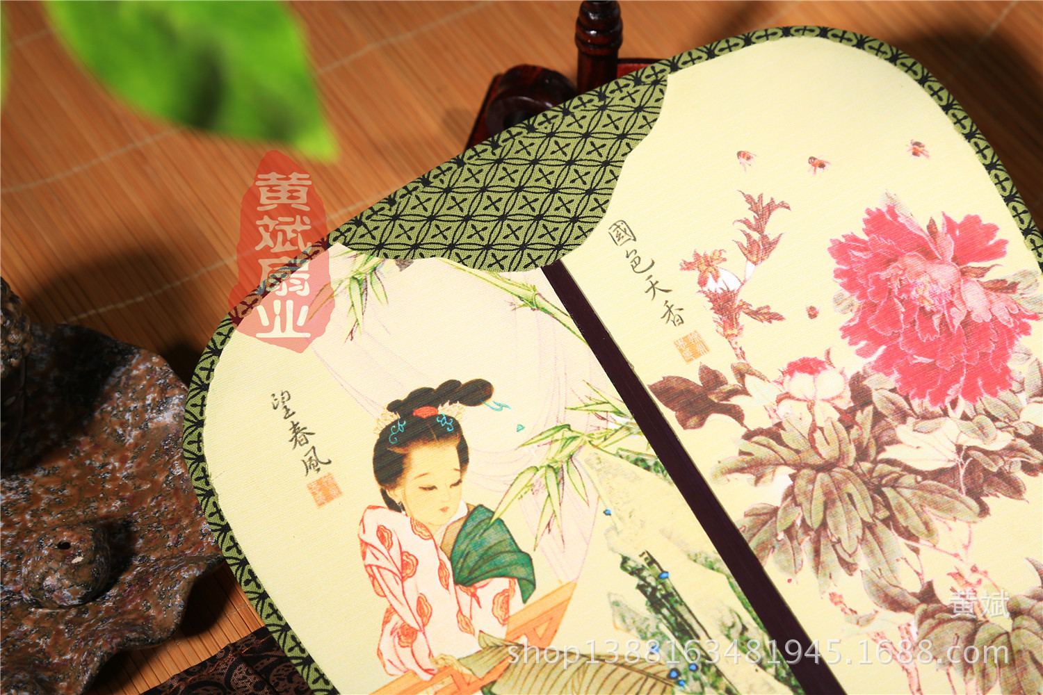 古典宫扇*古典舞蹈扇子*高级双面真丝宫扇*红楼梦*团扇*工艺扇详情18