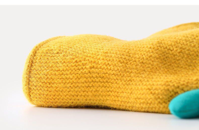 婴儿宝宝帽子防飞沫防护帽秋冬季毛线男童女童儿童隔离遮脸面罩冬详情18