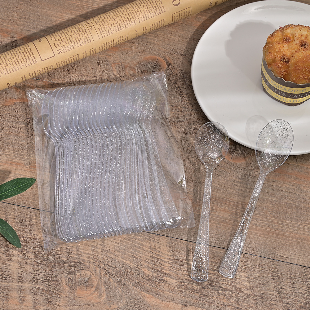 24 sets of multiple selectable spoon sets for cake shops, desserts, tableware and spoons, wholesale from the manufacturer pic 13