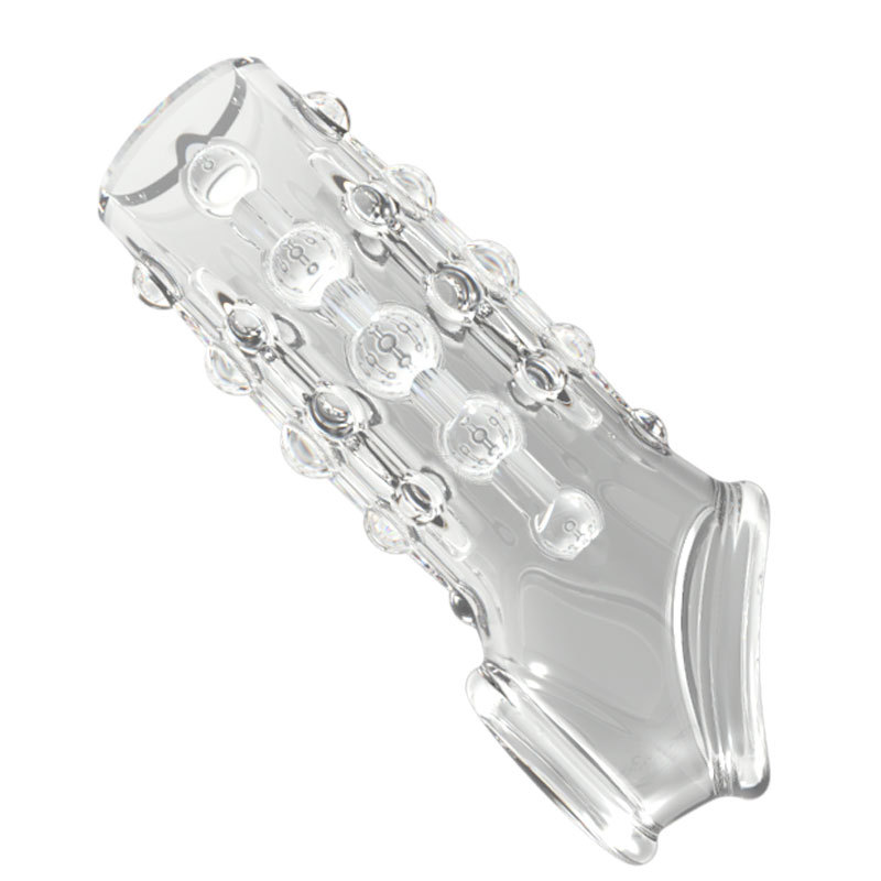 二代狼牙套男用套成人锁精环加长套 水晶套 成人情趣用品详情7