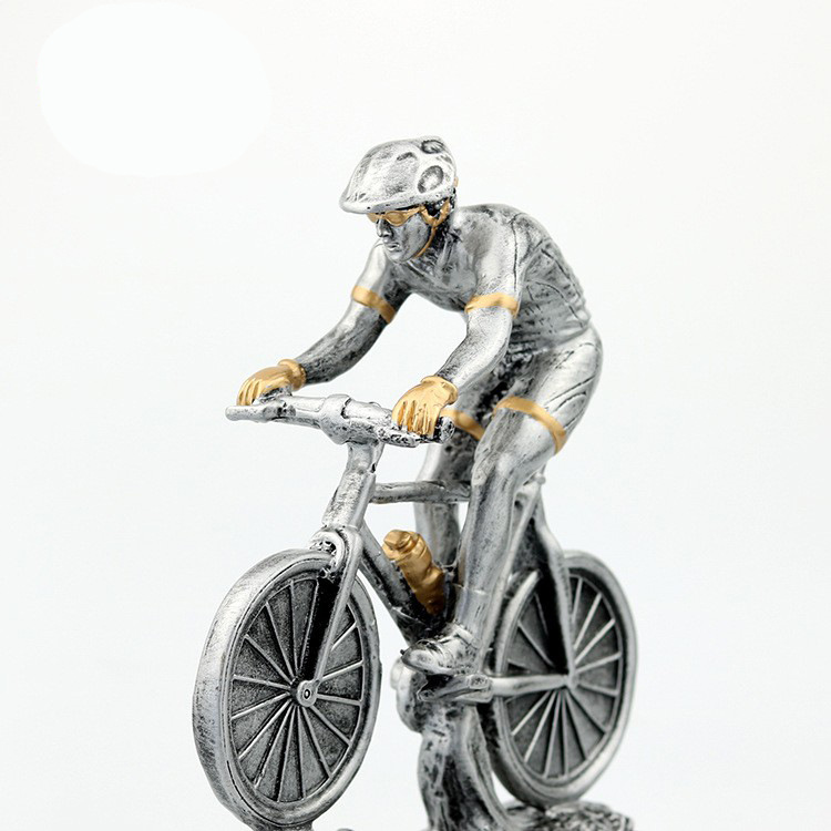 Triathlon cycling competition trophies, resin craft gifts, racing award prizes, manufacturers, custom engraving pic 4