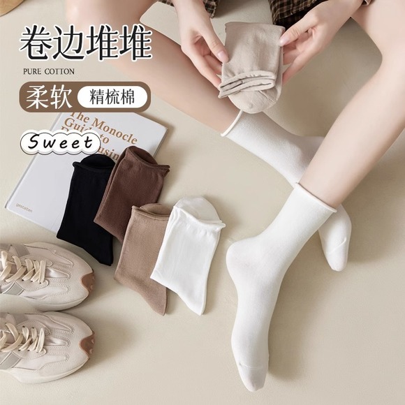 轻定制袜子女短袜春夏薄款棉袜防臭浅口船袜可爱日系夏天女士袜子详情5