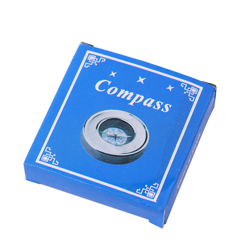 Stainless steel disc luminous compass, portable compass for outdoor camping and travel, Chinese student teaching supplies pic 3