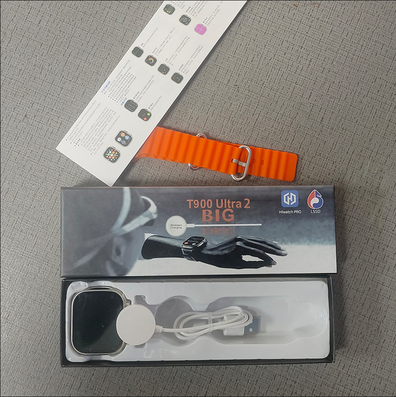 S8 Smart Adult Watch T900 Ultra2: Step counting, Heart Rate, Blood Pressure, Blood Oxygen Monitoring, Bluetooth pic 5