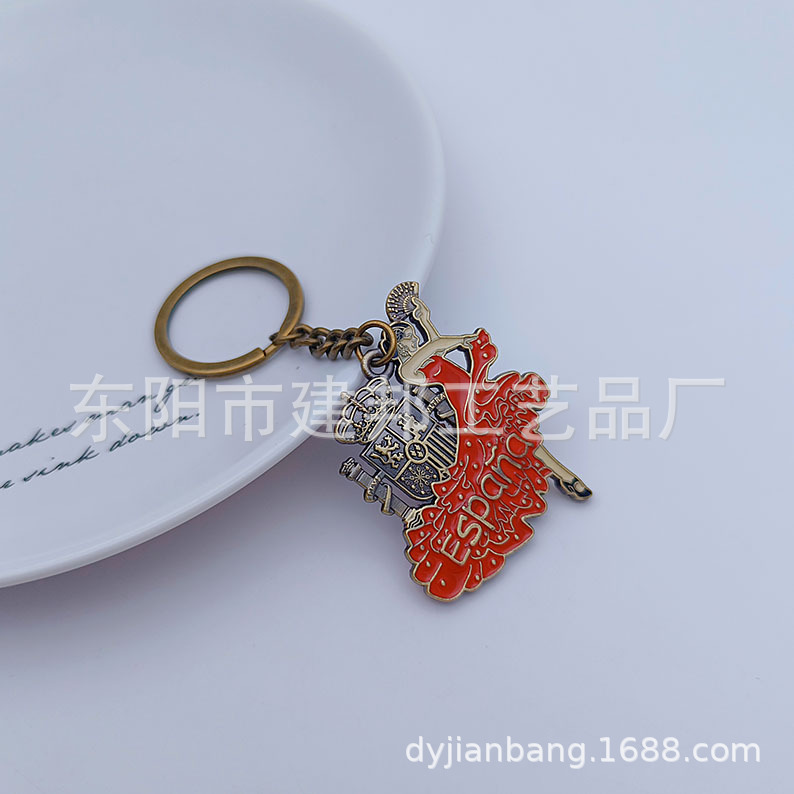 金属开瓶器旅游纪念品SAN JUAN电镀白k复古冰箱贴锌合金开瓶器详情22