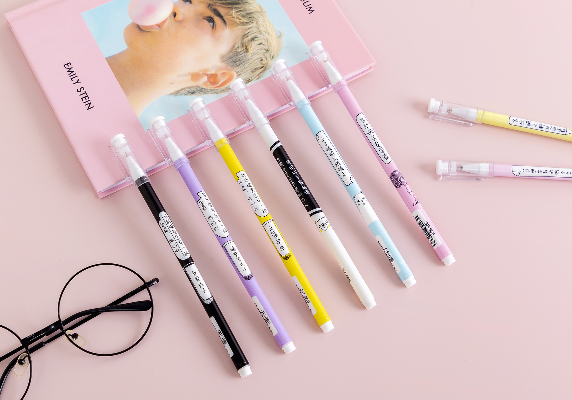 Outstanding students with creative academic performance, popular words, personalized gel pen, black 0.5, social worker, creative stationery, gel pen wholesale and customization pic 7