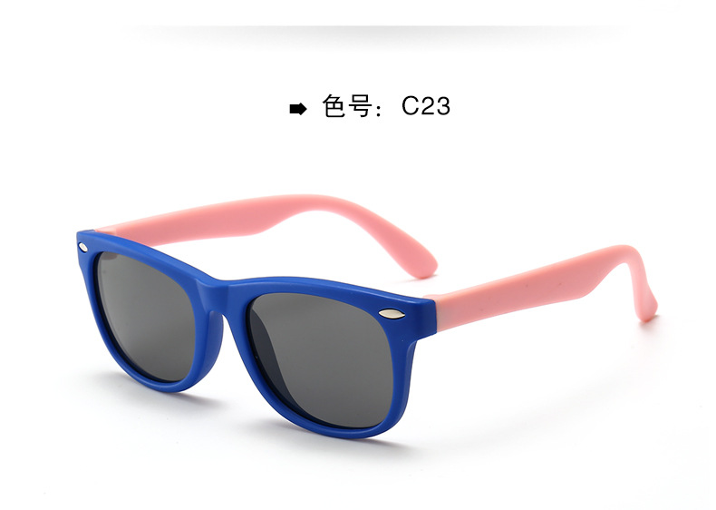 Nuevos niños gafas de sol polarizadas moda niños niñas personalidad cartoon rice booking baby shores wholesale pic 43