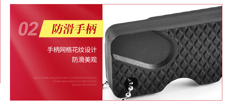 Whetstone, stainless steel multi-functional outdoor portable knife sharpener, kitchen multi-functional knife stone, ABS+ stainless steel multi-functional whetstone, portable whetstone, kitchenware, kitchen small tools pic 6