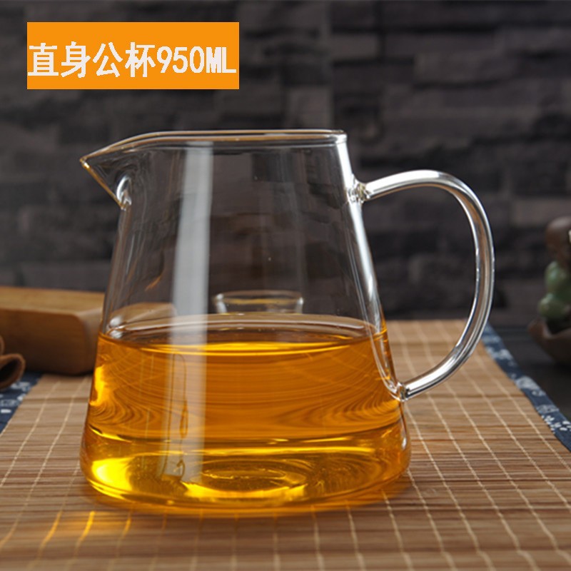 四方玻璃茶壶批发玻璃泡茶壶耐高温加厚公道杯不锈钢过滤茶具套装详情5