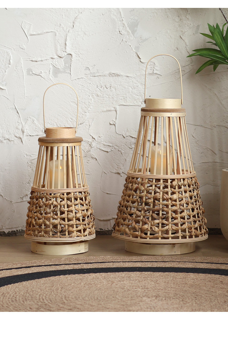 Large quantity discounts are available. Wooden wind lanterns, new Chinese-style candles, candlesticks, high-end lanterns, wabi-sabi style model room pic 25