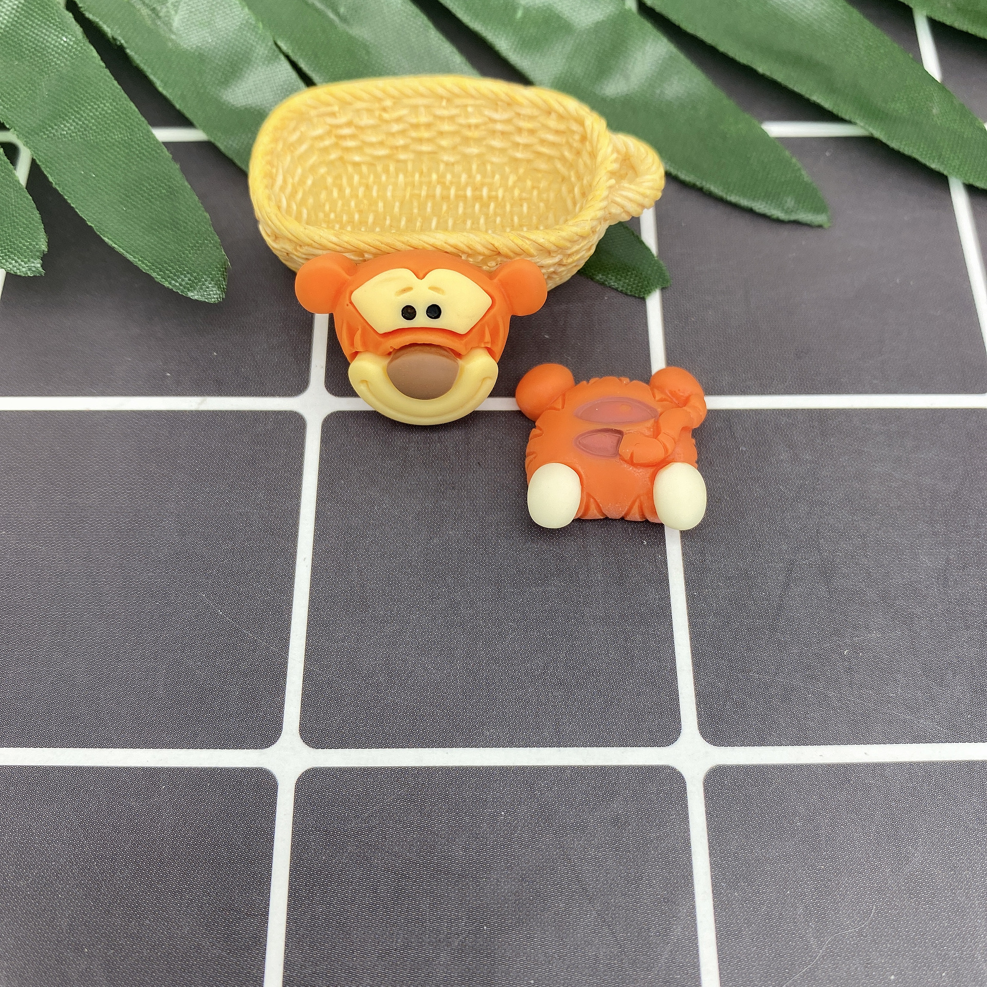 树脂配件饰品帽子贴片史莱姆内放DIY日韩风哑光笑脸厂家直销详情58