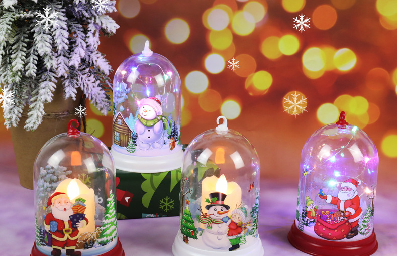 New Christmas decorative items: LED lights for the elderly, snowmen, night lights, pendants, and creative Christmas gifts pic 1