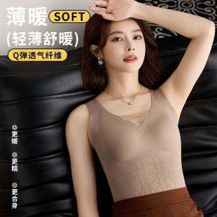 新款大码高弹抗菌贴片无痕内裤女桑蚕丝暖肚贴身高腰女士三角内裤详情15