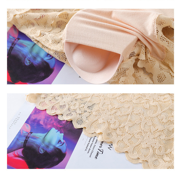 美背网红背心性感蕾丝V领吊带长款外穿内衣打底防走光带胸垫抹胸详情22