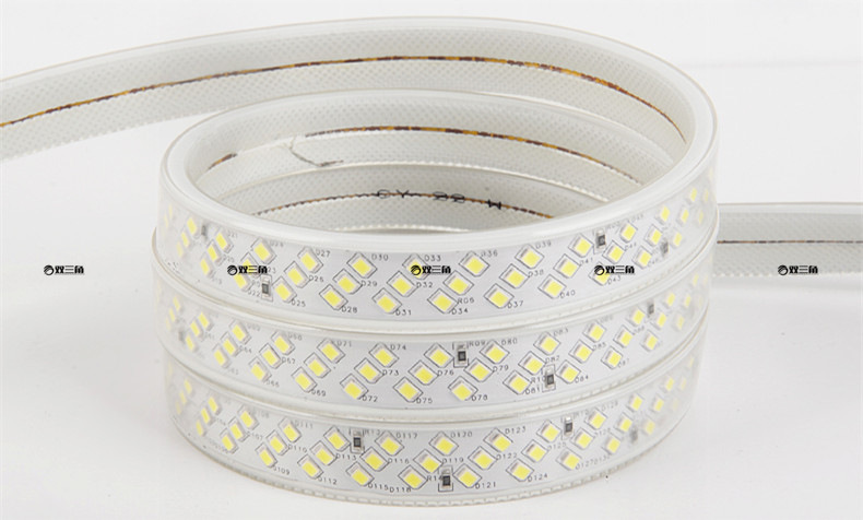 مصابيح ليونة ثلاثية الألوان من طراز 5050RBD بالنيون ذات ضغط عالي قدره 220V 2835. pic 81