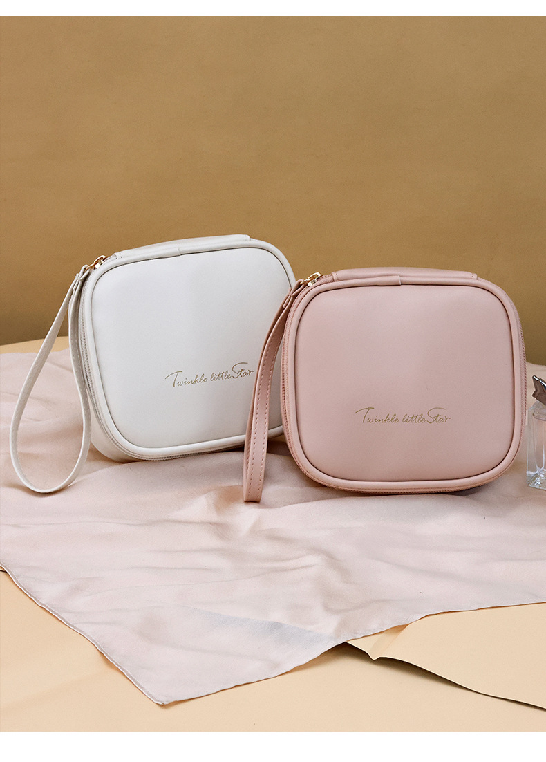 PU便携奶油口红包 随身携带化妆包 学生专用小号收纳包 姨妈巾月事包整理收纳 其他分类化妆品整理包详情15