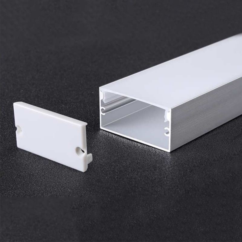 Wholesale of LED strip light aluminum material kits, led strip light shells, aluminum grooves, embedded hard light strip shell kits pic 24