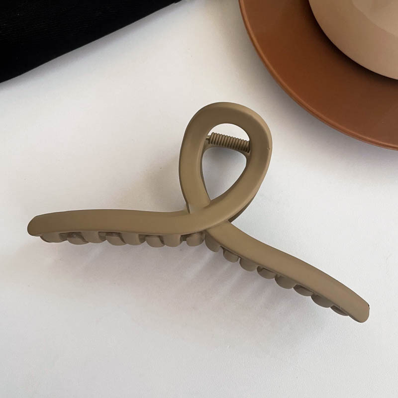 13CM curly hair clip, large hair volume, Korean-style ponytail hair accessory, high-end shark clip wholesale in Yiwu pic 12