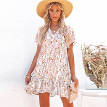 Summer lace crochet and cut-out long dress for women, European and American cross-border solid color style commuting solid color dress forwarding 611245 pic 21