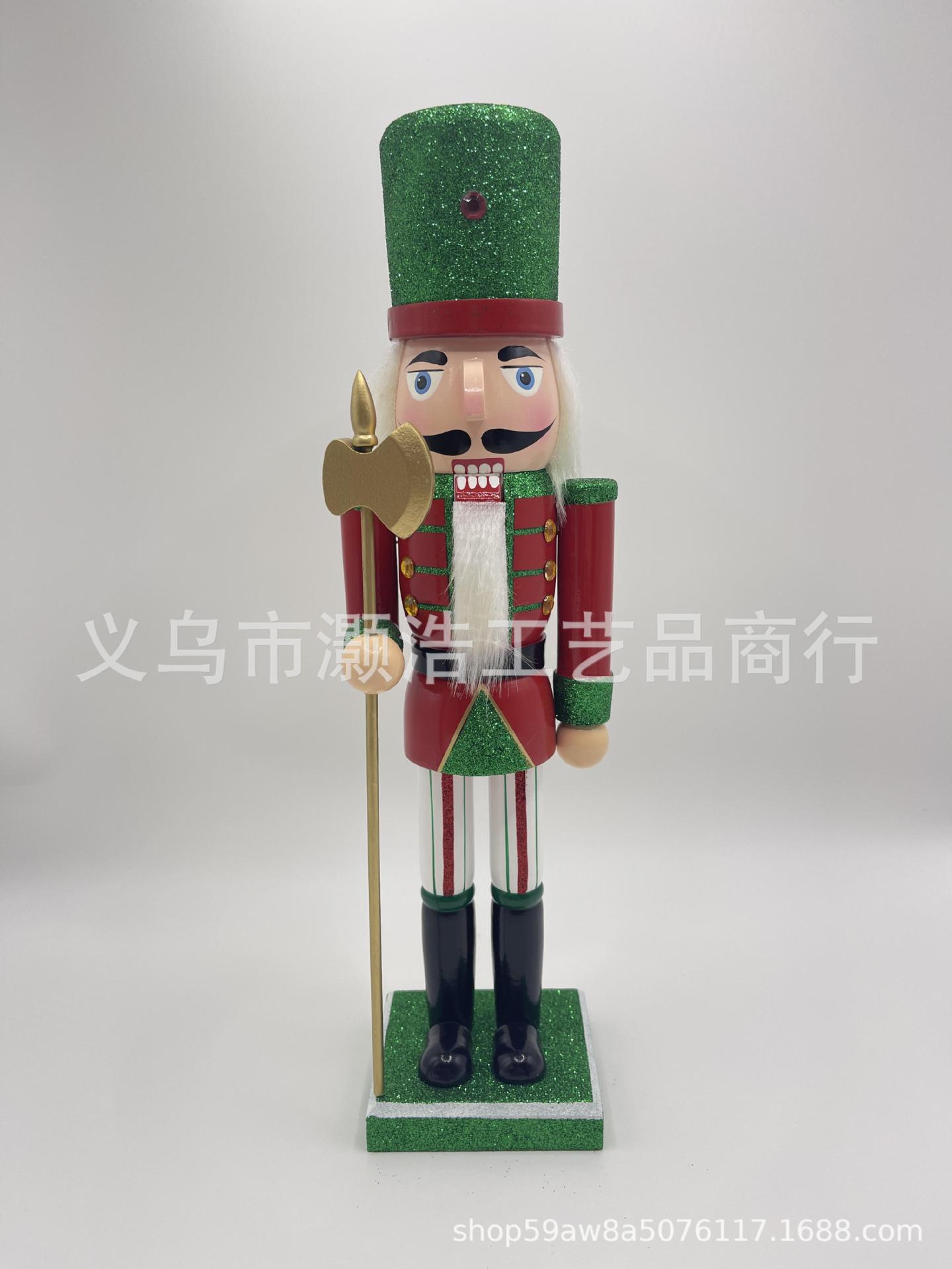 源头厂家供应圣诞节胡桃人美式仪仗队胡桃夹子木偶士兵工艺品摆件详情12