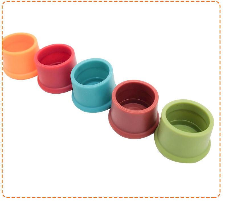 Kitchen candy, colored fresh-keeping bottle caps, flat wine stoppers, seasoning bottle stoppers, silicone wine stoppers, beer and red wine sealed bottle stoppers pic 10