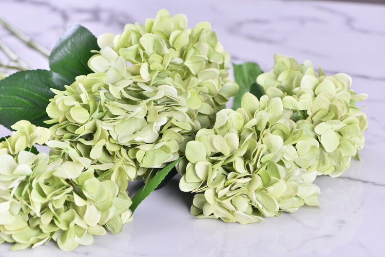 Factory supply of artificial hydrangeas, high-end hydrangea wholesale, wedding, home, hotel landscaping, main flowers, decorative artificial flowers pic 55