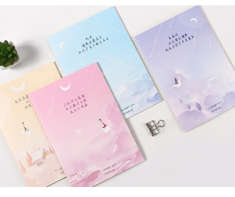 Wholesale of 40 thickened student exercise notebooks, notepads and notebooks in the Korean version of Senmu B5 car line book pic 14