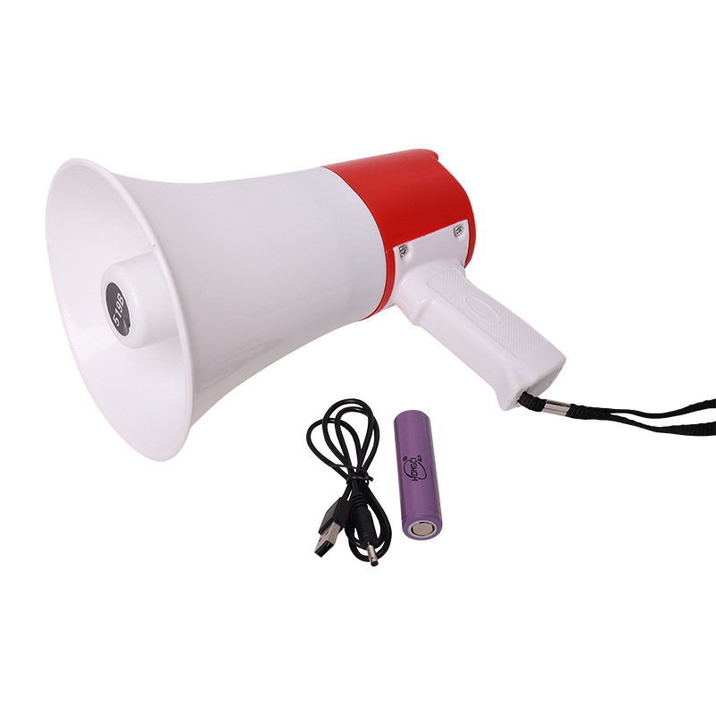 Outdoor street vending loudspeaker, portable charging, high-power handheld loudspeaker, USB/recording for 240 seconds pic 23