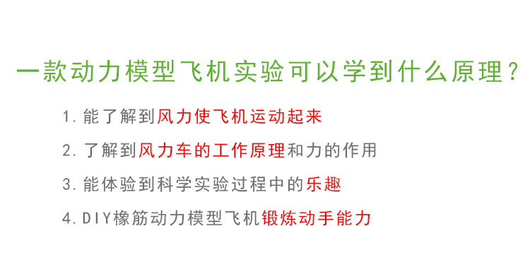 Wholesale of model aircraft assembly rubber band aircraft model toys, Tianchi rubber band power biplane science popularization model pic 3