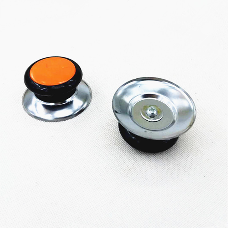 Factory direct supply of new stainless steel pot handles, color top bead pot lid handles, and pot crusts for wholesale at one or two yuan pic 1