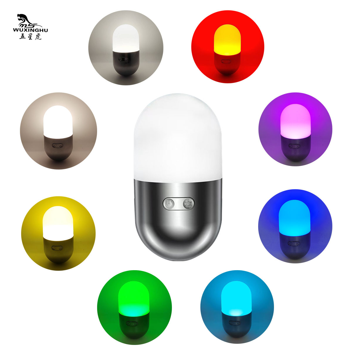 The new untoppleable camping light features 8 types of ambient lighting, a stress-relieving wonder, Type-C charging emergency light, and a night light pic 1