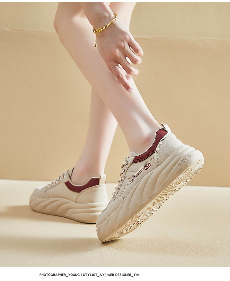 2024秋季小白鞋新款韩版ins女学生增高厚底运动板鞋休闲街拍K003详情14
