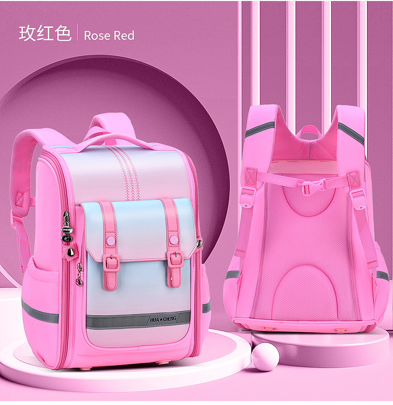 新款儿童防水书包小学生男女儿童1--6年级减负护脊大容量轻便书包详情19