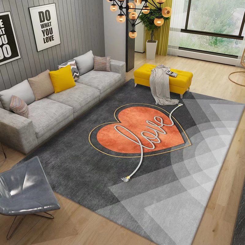 Ins-style Nordic floor mat carpet, living room sofa coffee table carpet, bedroom bedside blanket, simple and modern home floor mat pic 3