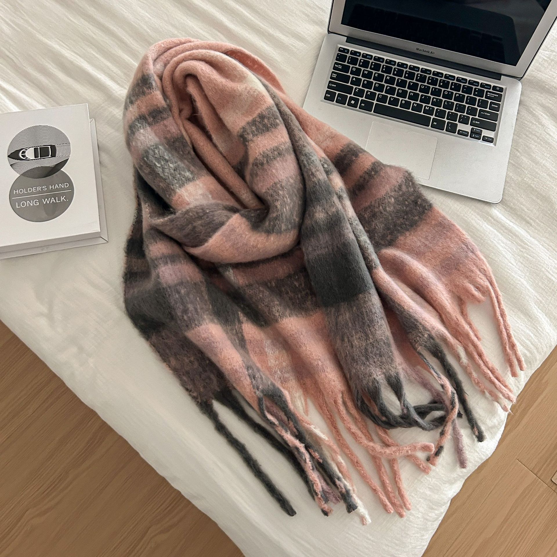 格子围巾女秋冬新款百搭保暖围脖披肩围巾 韩版情侣围巾冬天爆款详情37