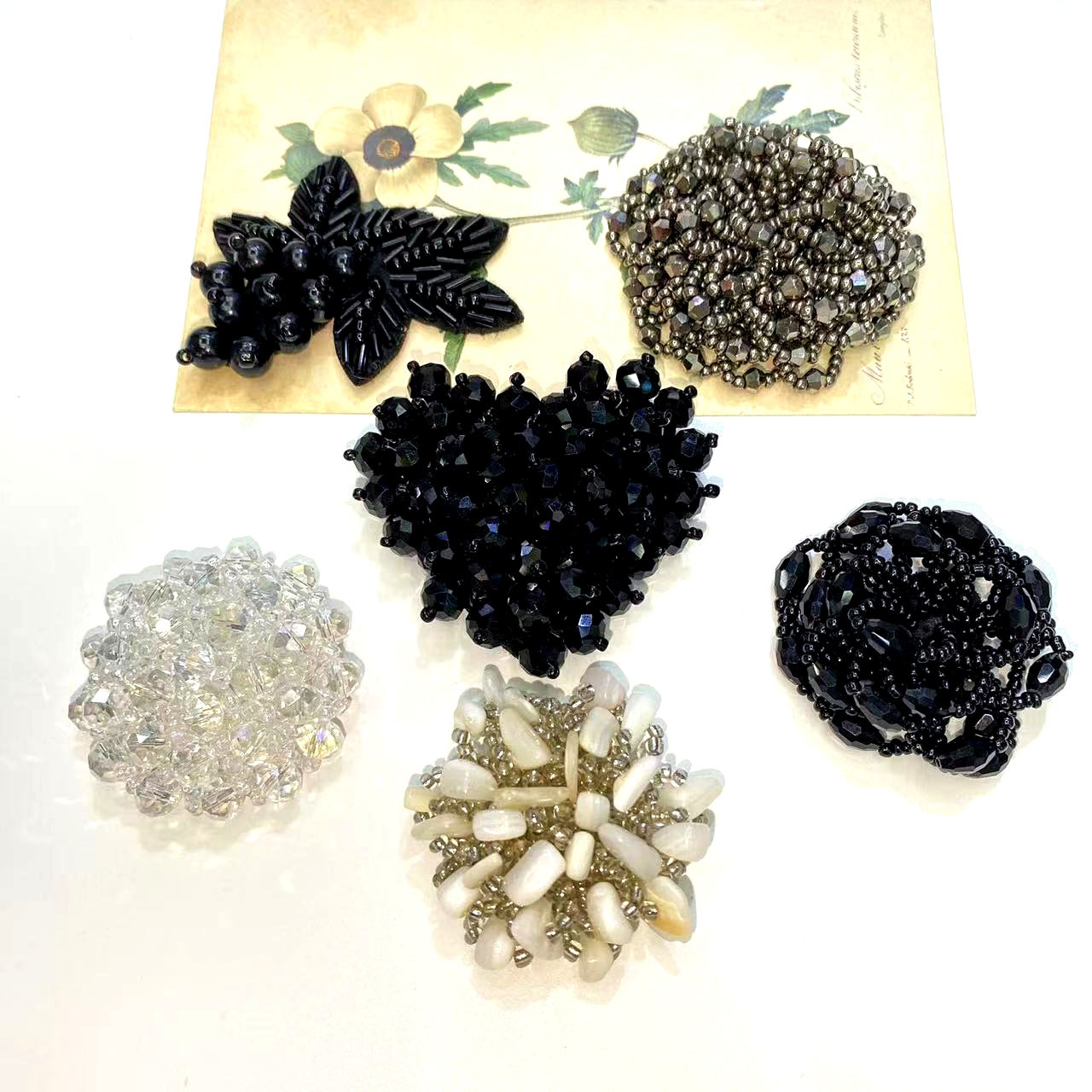 Cristales flores ropa zapatos sombreros tocados orejeras broches accesorios accesorios accesorios materiales vestidos calcetines accesorios accesorios pic 13
