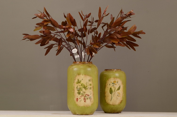 Dongli Flower Industry, the original manufacturer, offers direct sales of green plants in stock, wholesale of artificial leaves, round leaves with fruits, eucalyptus leaves, eucalyptus leaves, and one-piece consignment pic 30