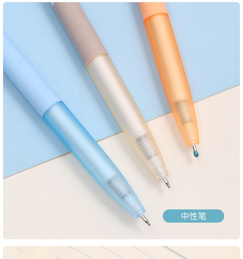 爆款新品可爱动物造型厂家直销创意个性蓝色中性水笔学生文详情14