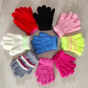 触屏手套女冬季针织加绒提花加厚防滑保暖时尚冬季手套厂家批发详情7