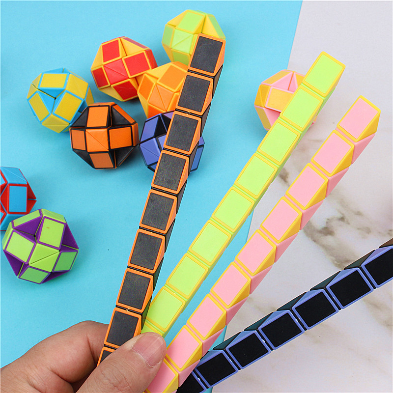 Juguetes educativos para niños cubo de rubik inteligencia 100 magic rulet toys fabricantes 24 segmentos 100 magic rulet wholesale pic 24