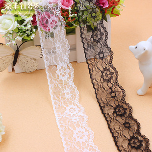 34色现货花边 电商爆款4.5CM无弹蕾丝花边 米字蕾丝边diy服装辅料详情6