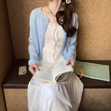 New Spring/Summer 2025 round-neck knitted sweater for women, Korean style, versatile, dopamine, youthful and gentle style, cardigan for women pic 25