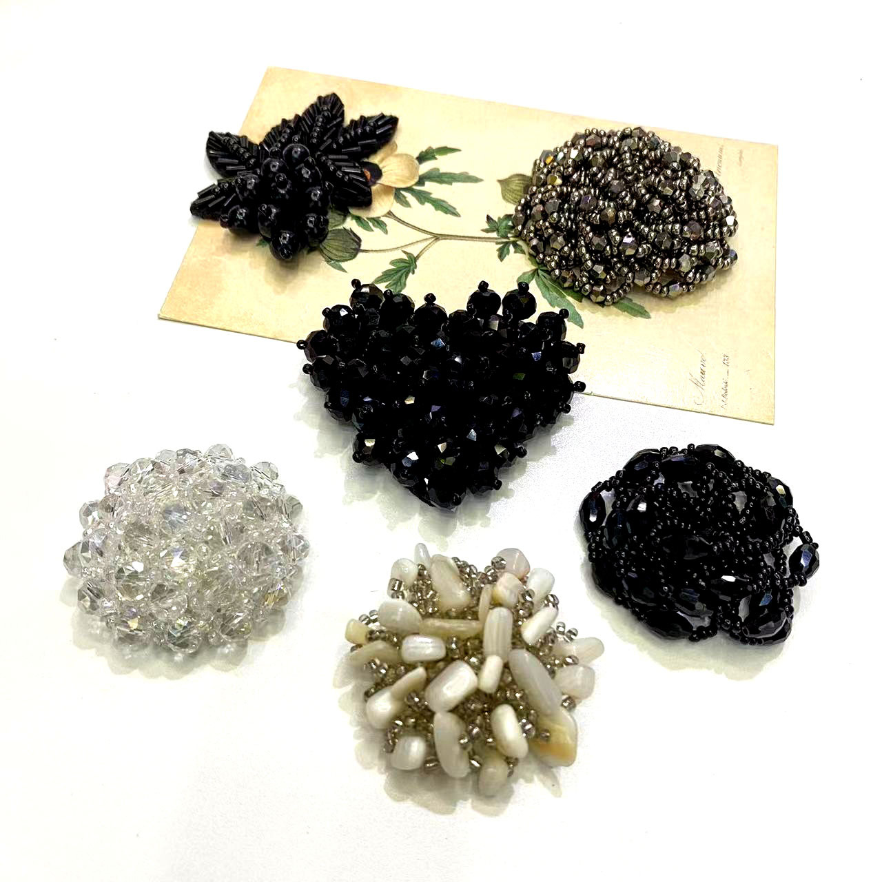 Cristales flores ropa zapatos sombreros tocados orejeras broches accesorios accesorios accesorios materiales vestidos calcetines accesorios accesorios pic 12