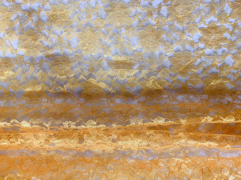 Factory direct sales of large orchid lace fabric, Chinese-style bright silk fabric skirts, wedding dresses, lace trim accessories pic 19